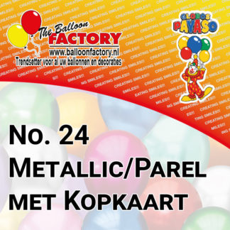 No. 24 Metallic/Parel op kleur met kopkaart